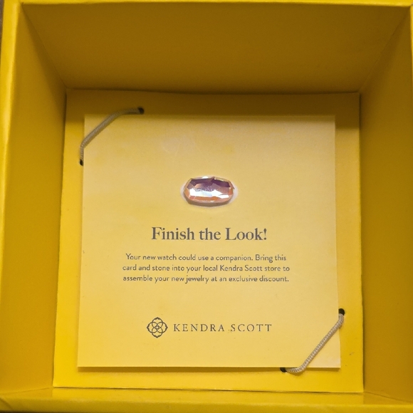 NEVER WORN Kendra Scott Gold Watch with Iridescent Dial - Picture 10 of 10
